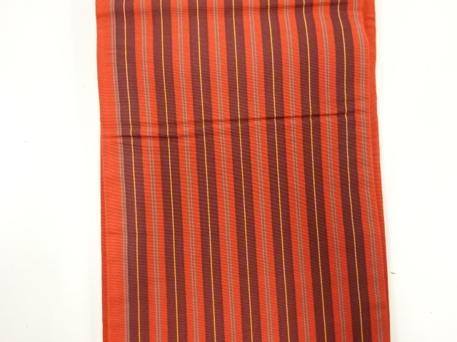  本場筑前博多縞模様織出し半幅帯